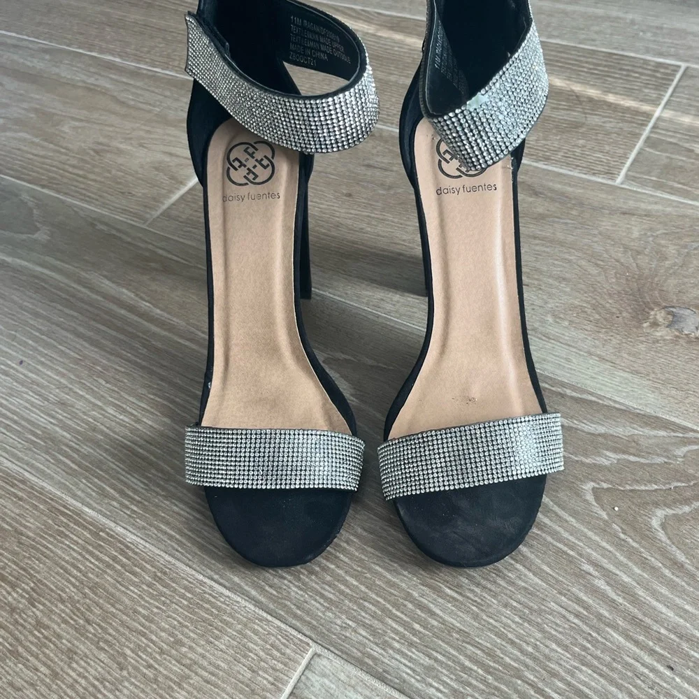 Sparkly Black Heels - Picture 2 of 3